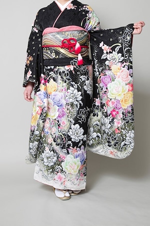 【レンタル】ふりそで　FB-11（フリーサイズ）