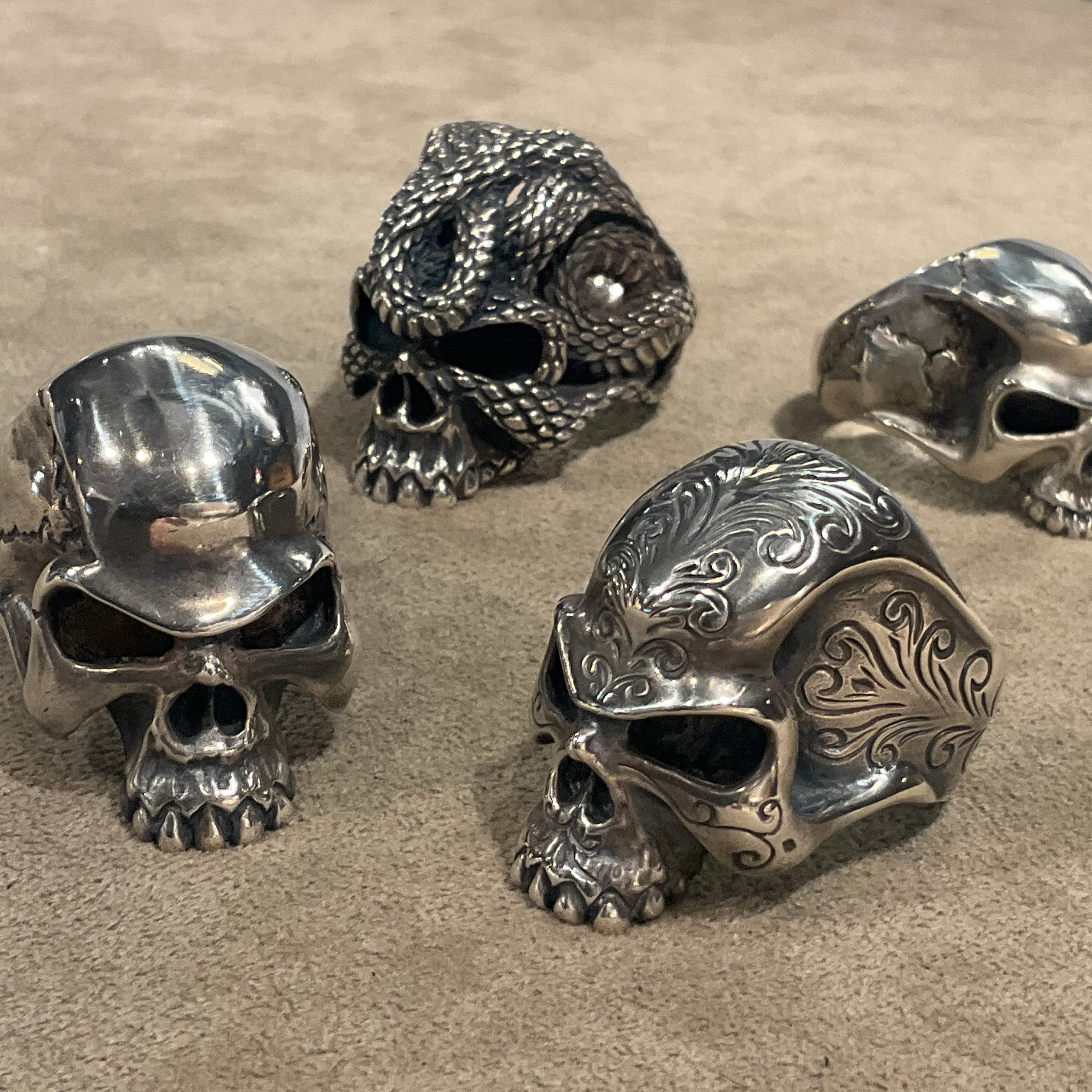 haraKIRI 唐草 髑髏 Ring | FirstOrderJewelry ファーストオーダー