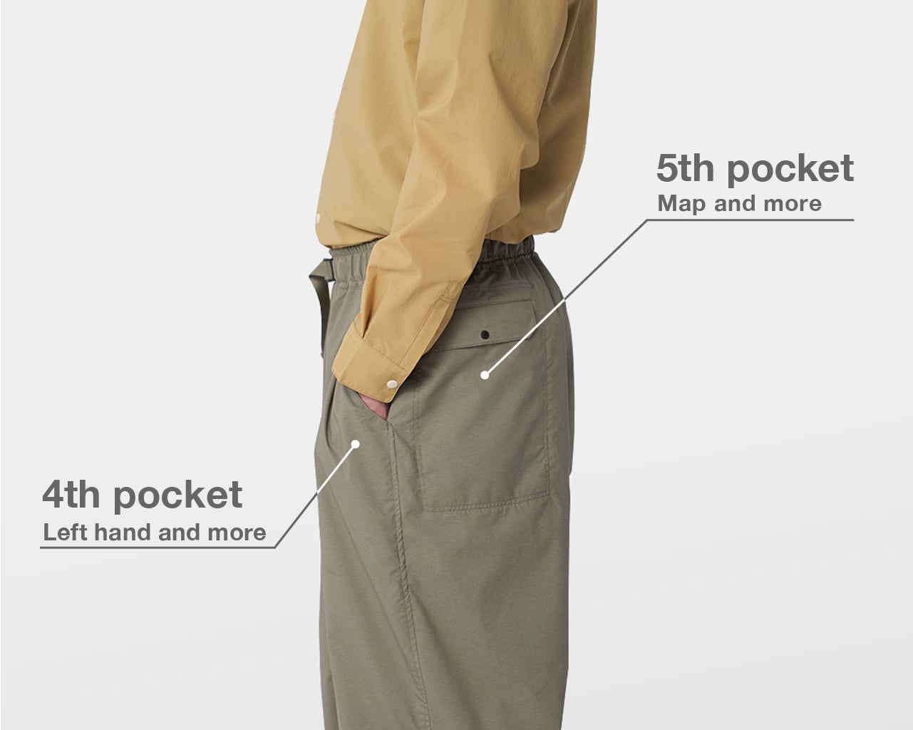山と道　Light 5pocket pants M tall 山と道 / LIGHT 5POCKET WIDE PANTS（UNISEX） | st. valley house