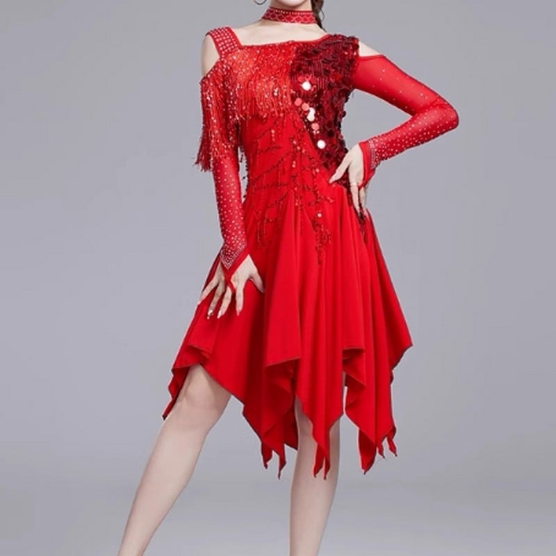 グリッターフロー・ラテンドレス ds0902