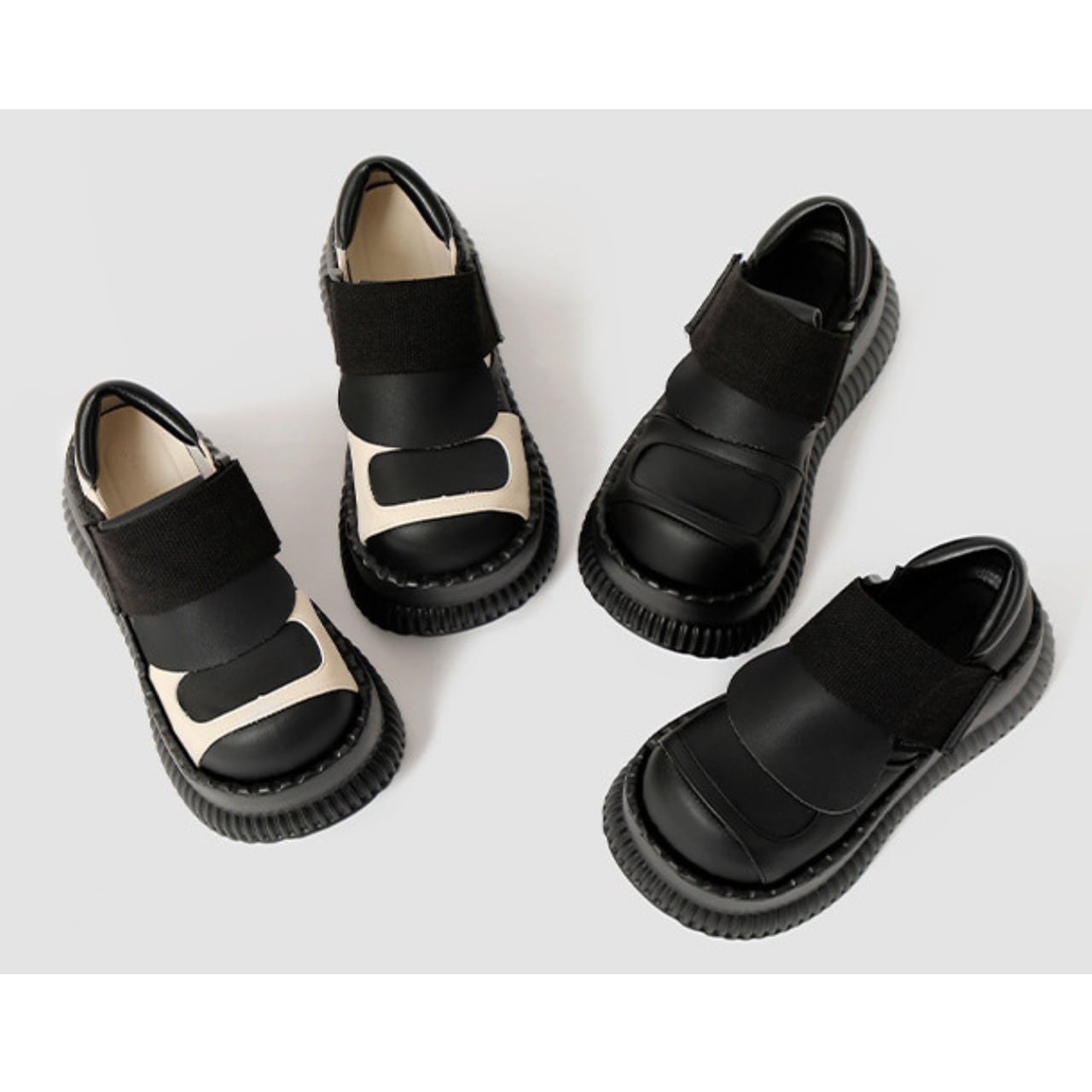 Thick-Soled Platform Strap Shoes 00176