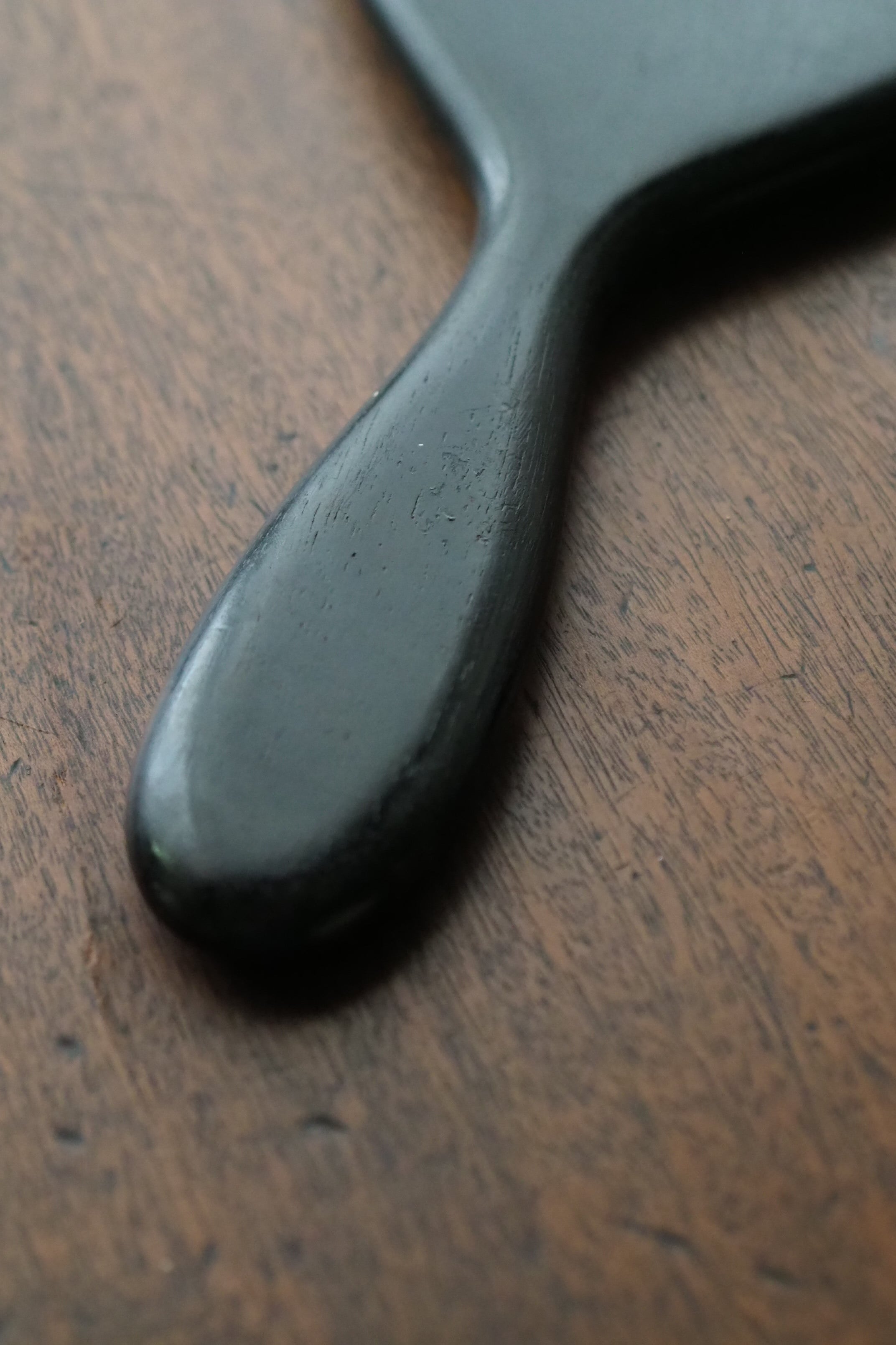 黒檀のハンドミラー-antique ebony hand mirror | アンティーク