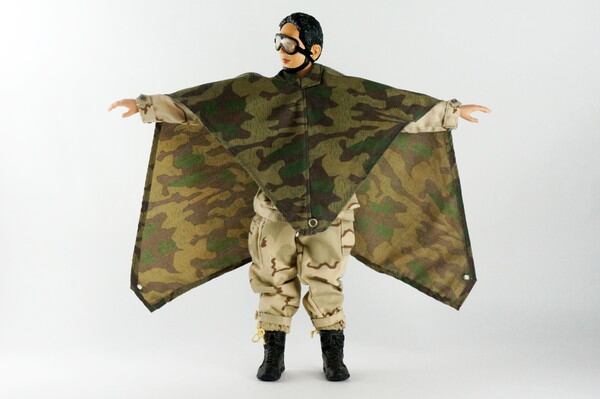 ドール服 1/6 男女兼用27 ミリタリー ポンチョテント DA149 - 画像3