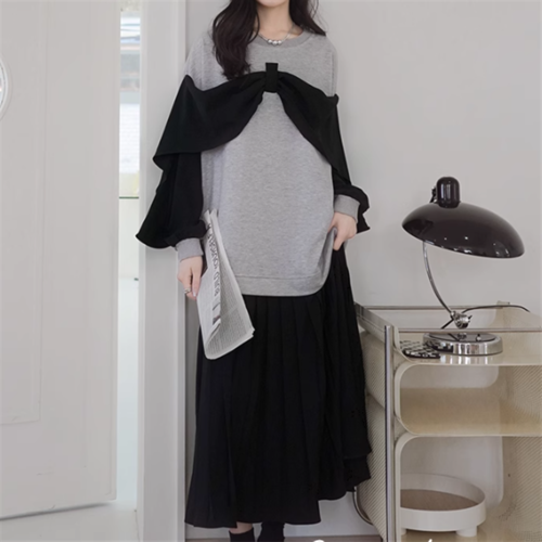 スウェットコンビワンピース　10805