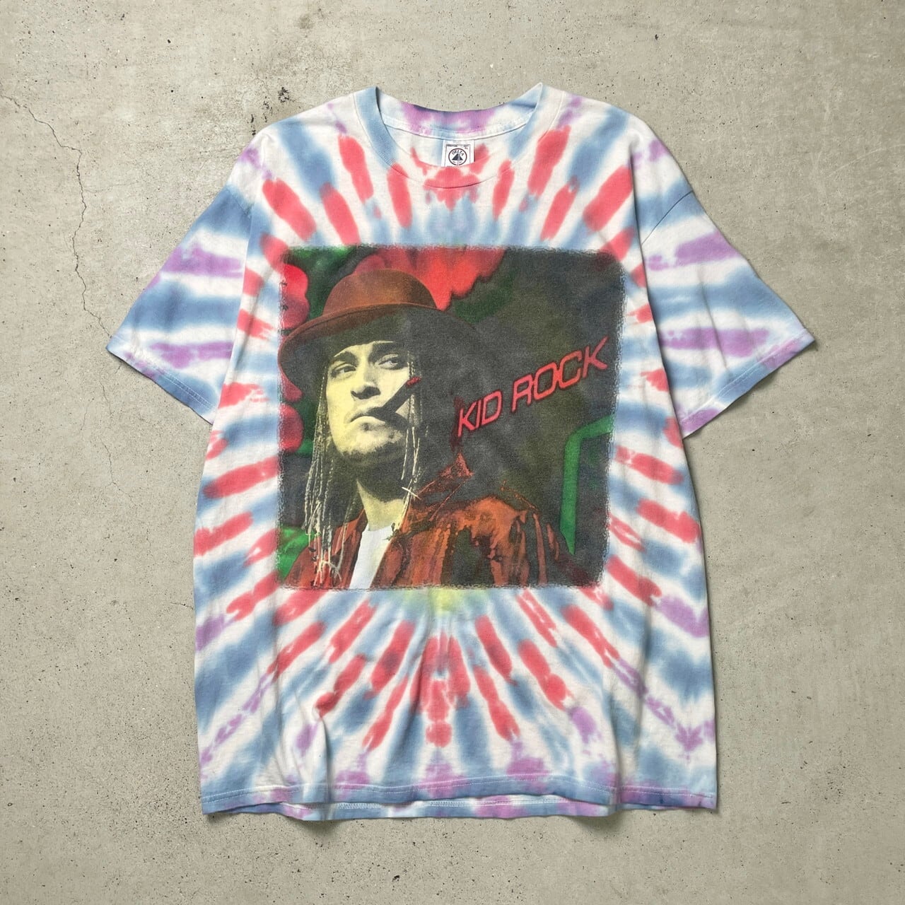 00年代 KID ROCK バンドTシャツ バンT タイダイ染め メンズXL 古着 00s  