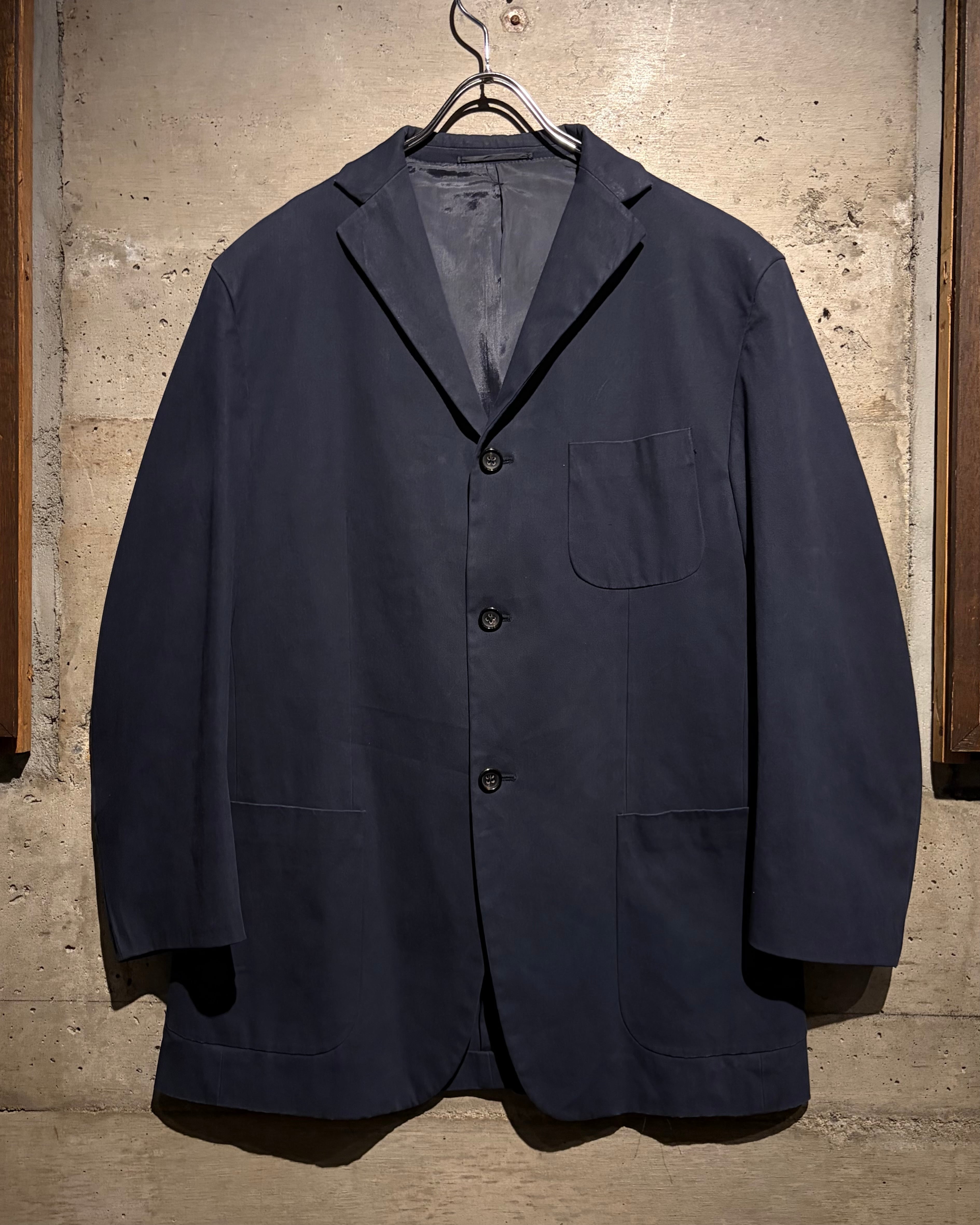 Caka】“JIL SANDER” Vintage Single Breasted Navy Tailored Jacket