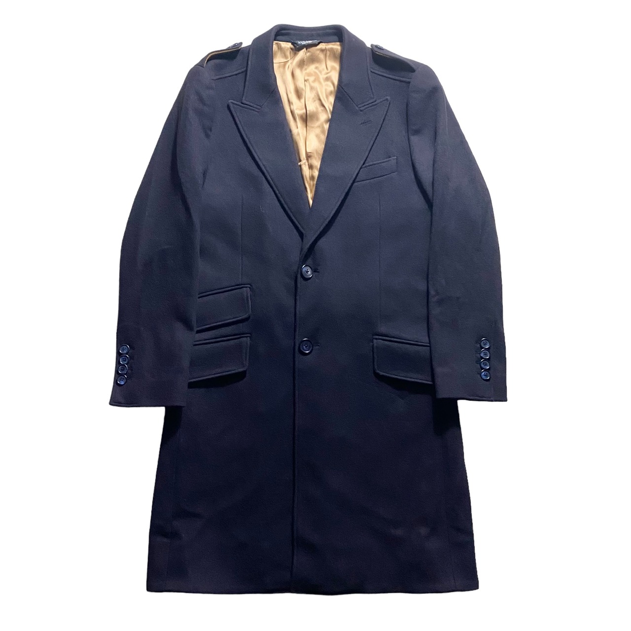DOLCE&GABBANA silk lining tailored coat