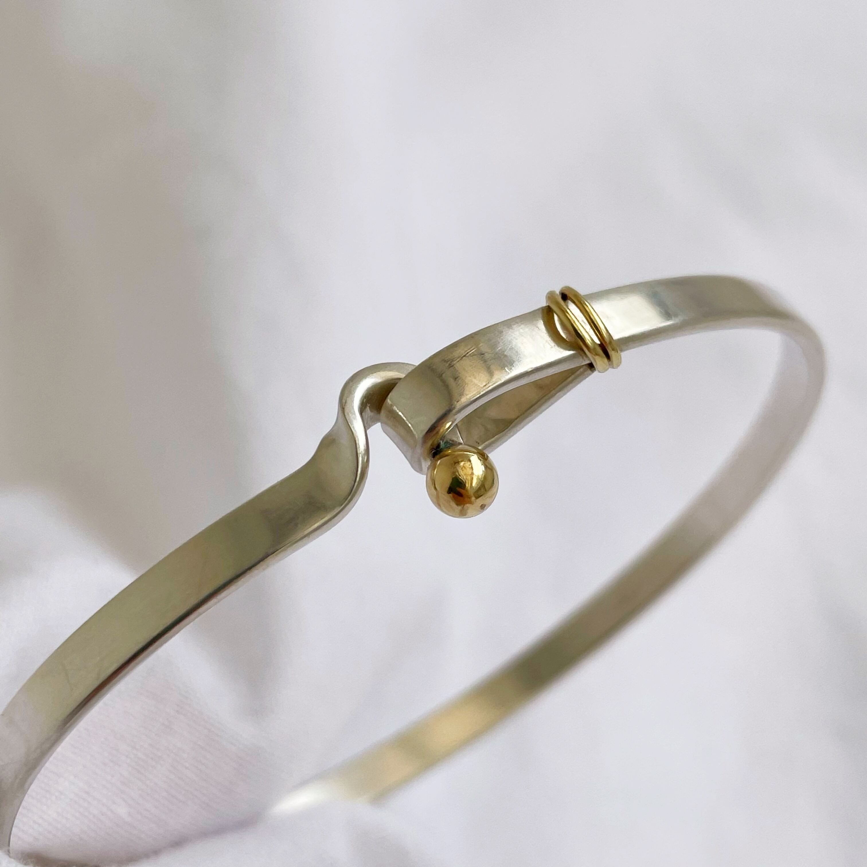 Tiffany & Co. K18 silver hook bangle | TOKYO LAMPOON online shop