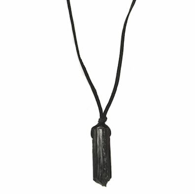 Ariana Ost Black Tourmaline Mens Necklace ブラックトルマリンメンズネックレス  アクセサリー