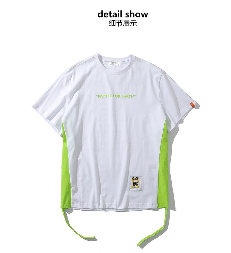 全2色 Tシャツ カットソー プリント カジュアル ストリート 