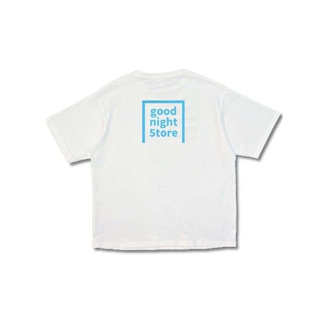 【即日発送】good night 5tore Tシャツ　ロゴ　ブルー