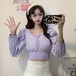 ✞ スリーブシャツブラウスショートトップス ♡ スウィート スクウェア ✞ゴスロリ SM ミリ 甘ロリ クラロリ 和ロリ エレガント 黒ロリ 姫ロリ 華ロリ BB-BB56206655634