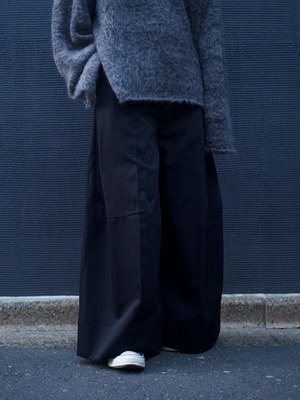 SHINYA KOZUKA | PANTALON WITH DICKIES (BLACK)