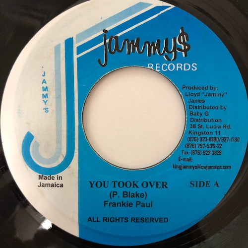 Frankie Paul - You Took Over【7-20632】