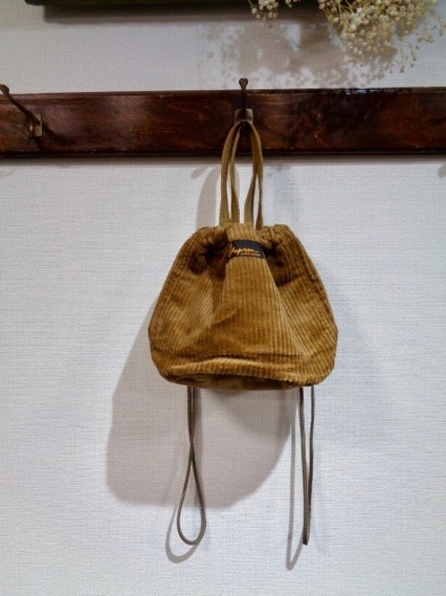 NAPRON・CORDUROY PATIENTS BAG SMALL・CAMEL
