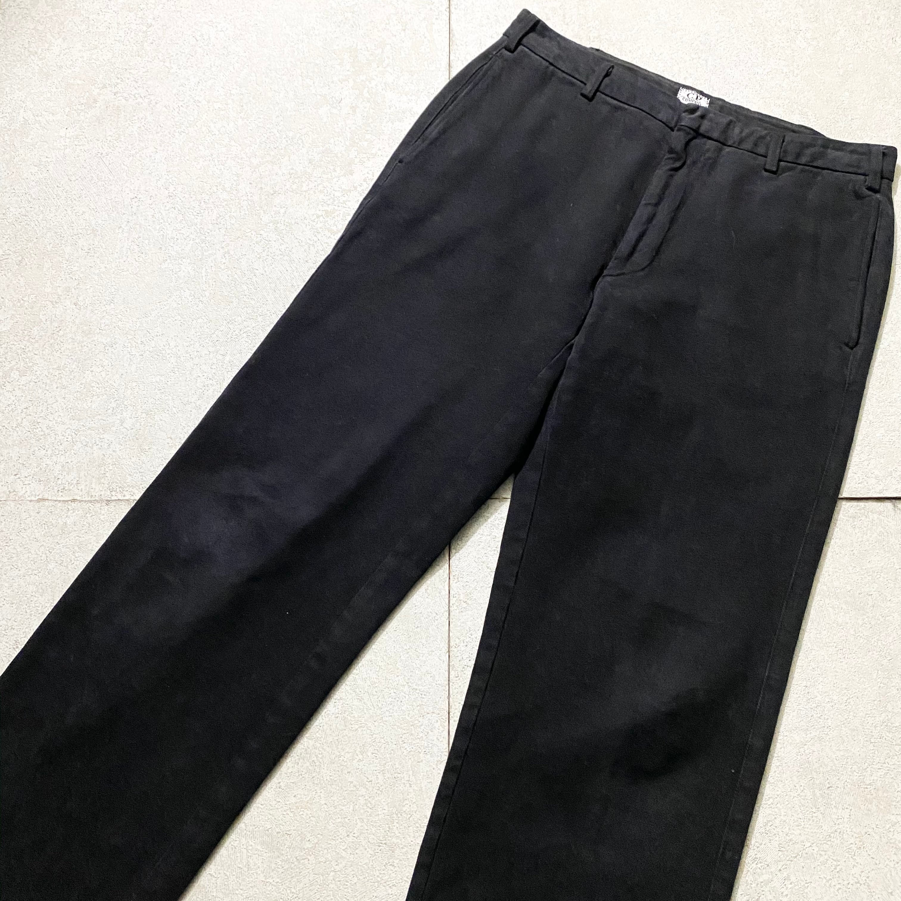 パンツ C.P. Company Moleskin Trousers C.P.COMPANY black moleskin pants | NOIR ONLINE