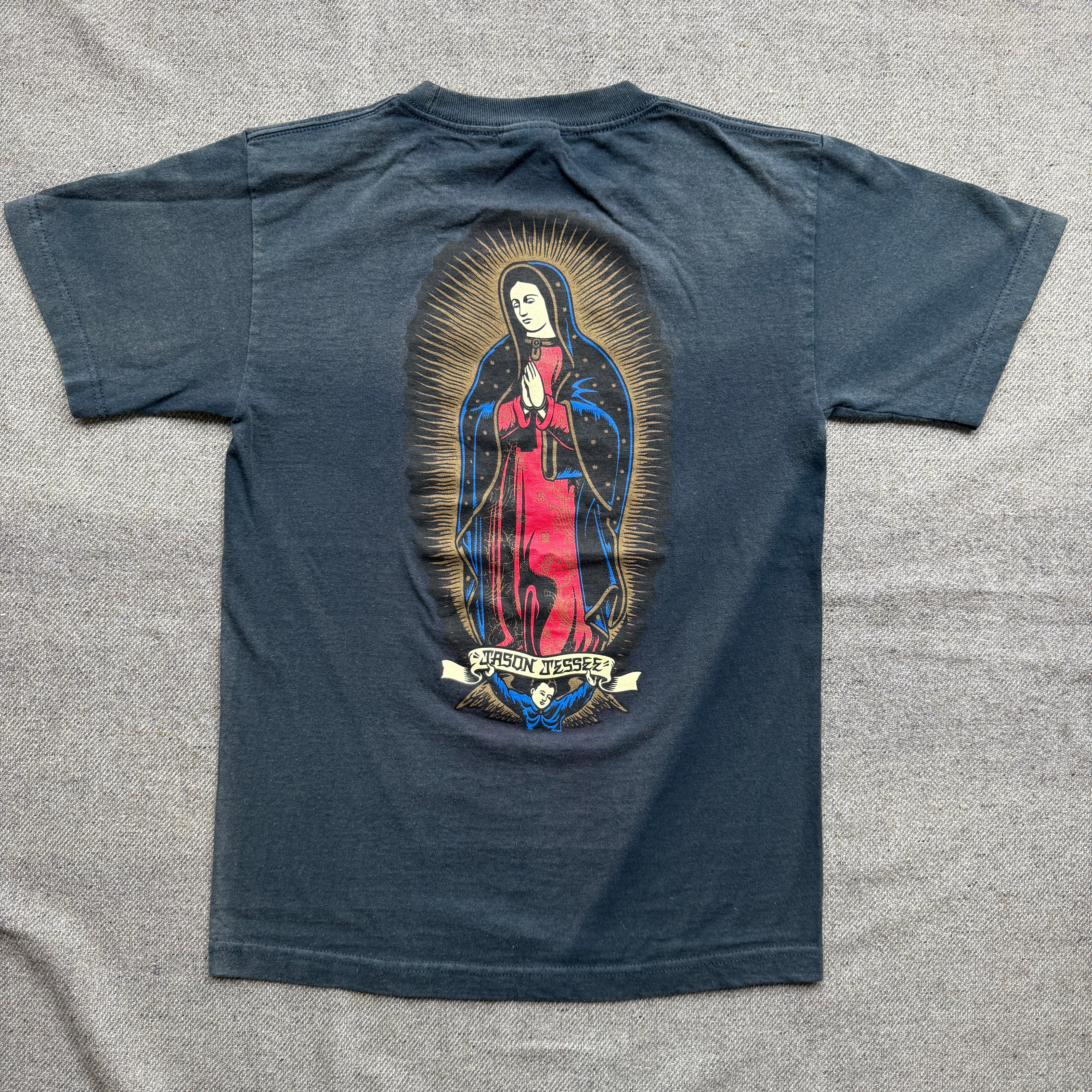 90年代SANTA CRUZ ネイビーTシャツ USA製 ヴィンテージ入手困難 90s USA製 Santacruz skateborders | SOMEHOW GOOD SHOP