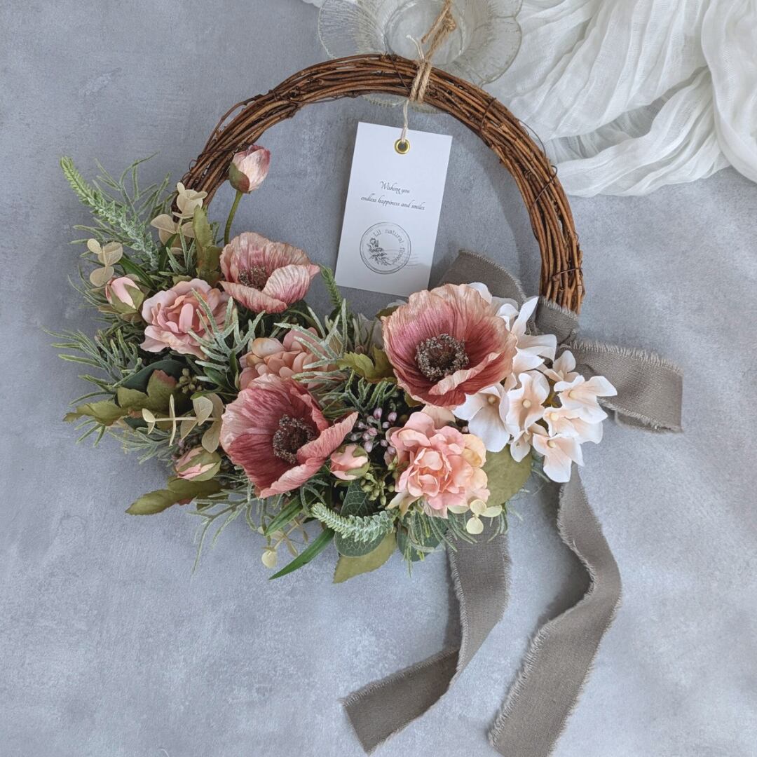 ◇ハーフリース◆スモーキーピンク◇ナチュラル◇プレゼント 72ec9f6576a4c508262217d08490a0