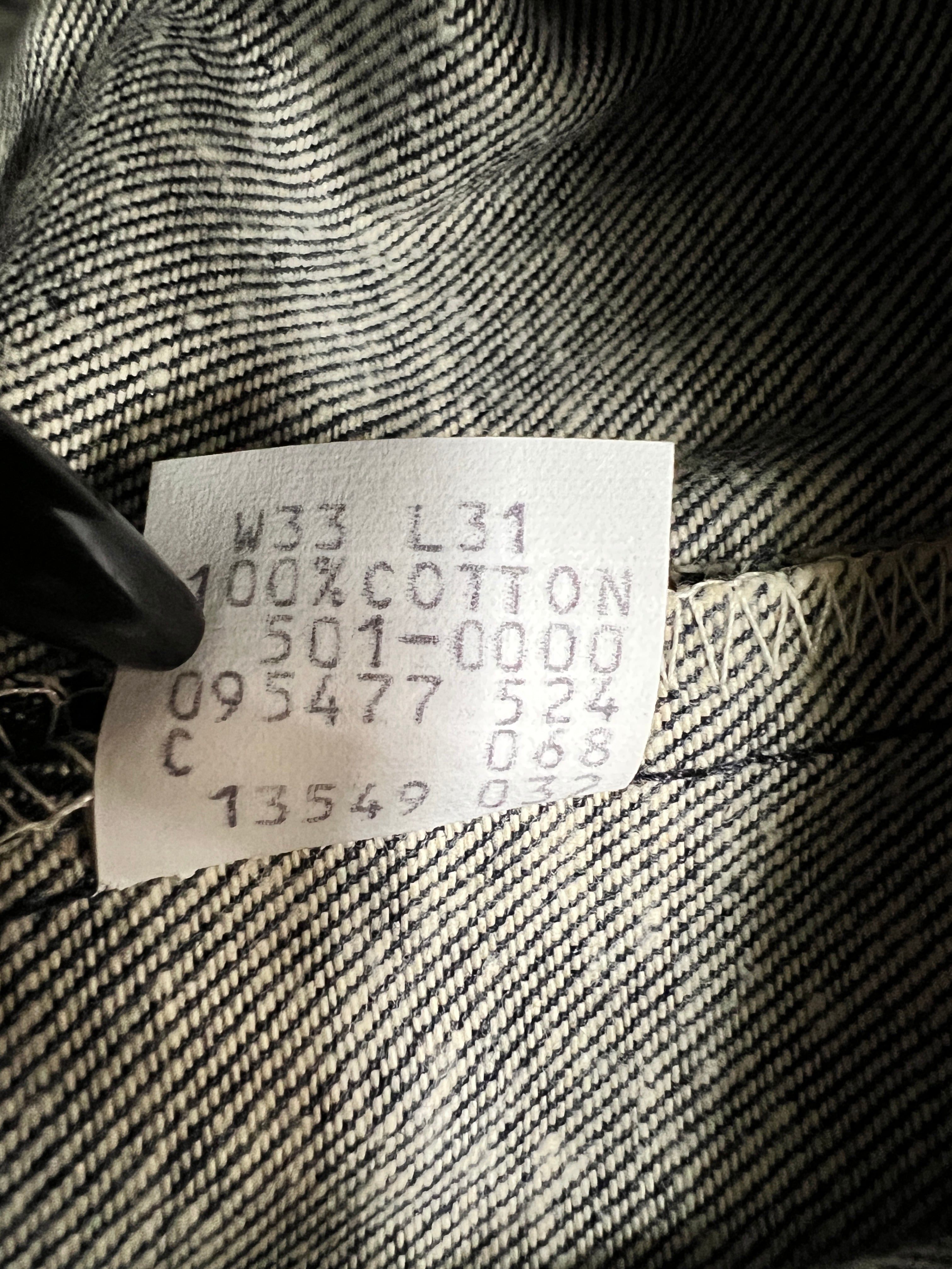 80&#039;s Levi&#039;s 501 デニムパンツ DEADSTOCK 表記(33×31) USA製