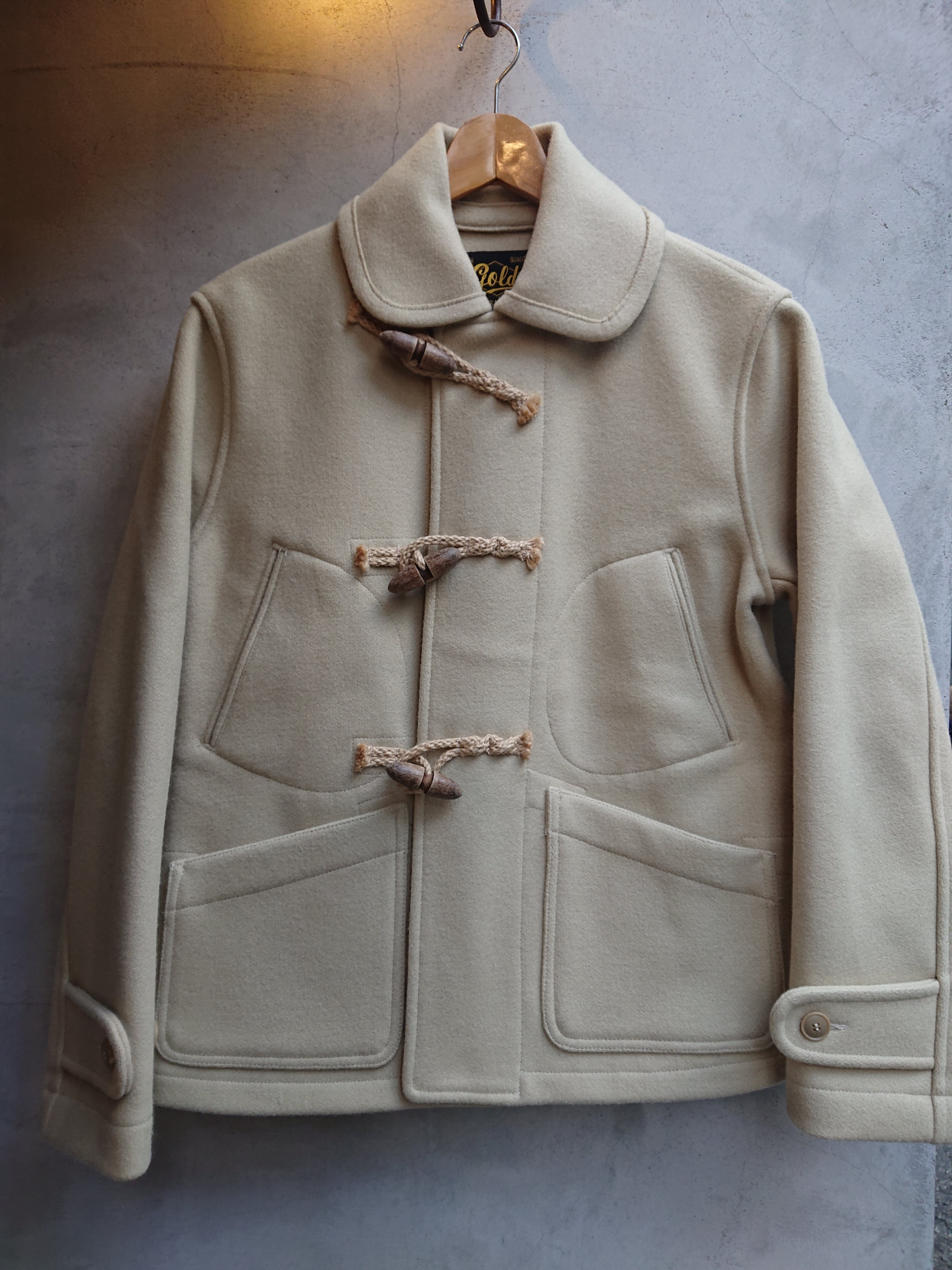 GOLD "ROYAL NAVY STYLE WOOL JACKET"