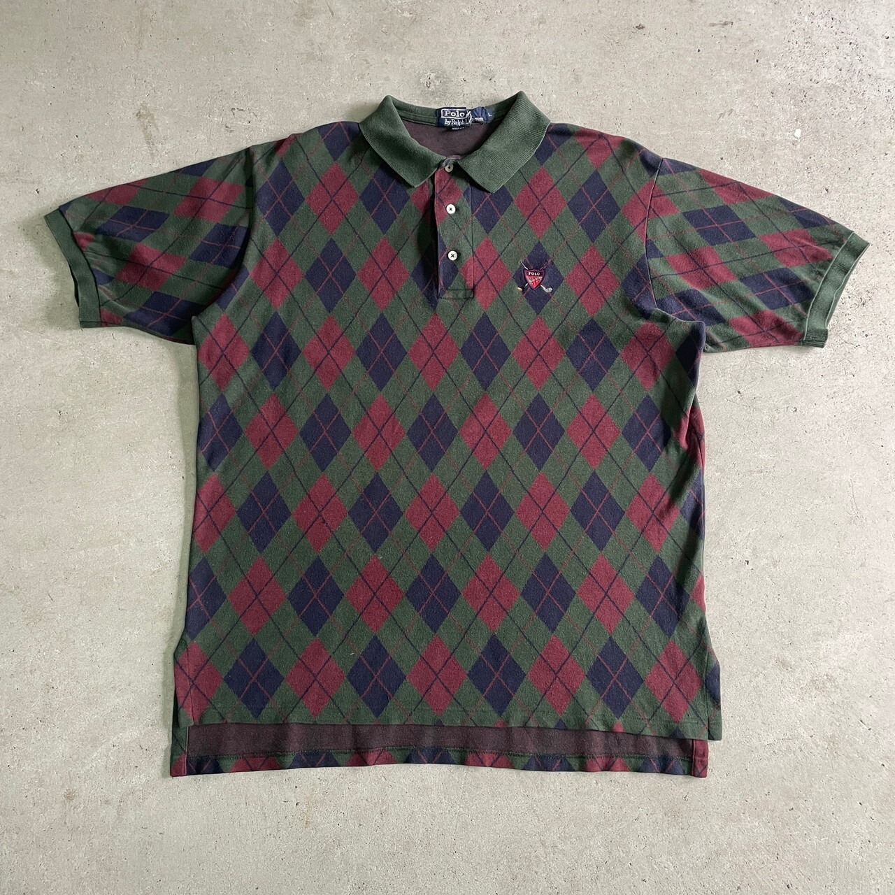 USA製 Polo by Ralph Lauren オールドラルフローレン アーガイル 