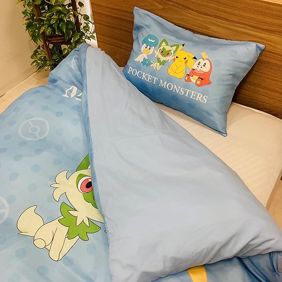 MORIPiLO モリシタ 布団カバーセット ポケモン ピカチュウ 150x210cm