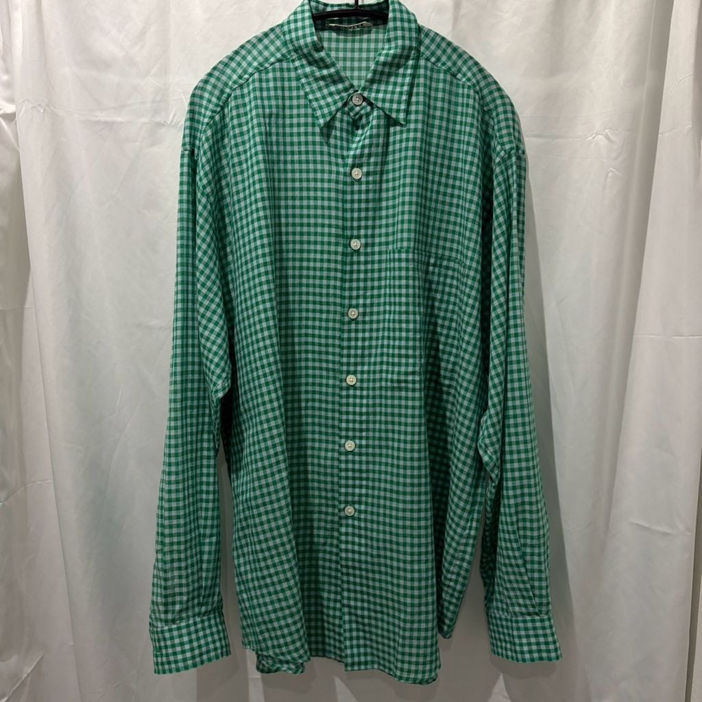 AURALEE オーラリー 25SS AIRY LIGHT COTTON CHECK BIG SHIRT エアリー