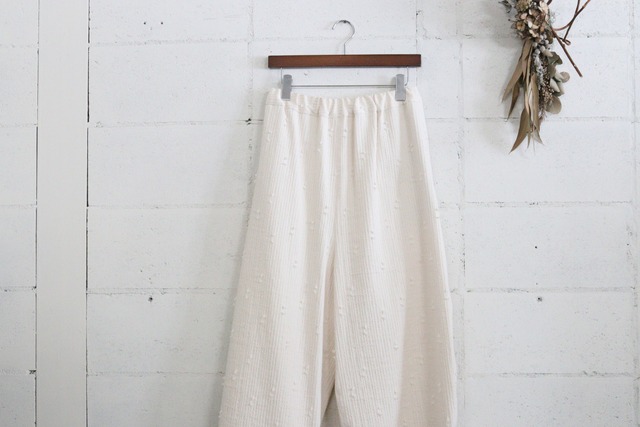 qiri sashiko jacquard パンツ