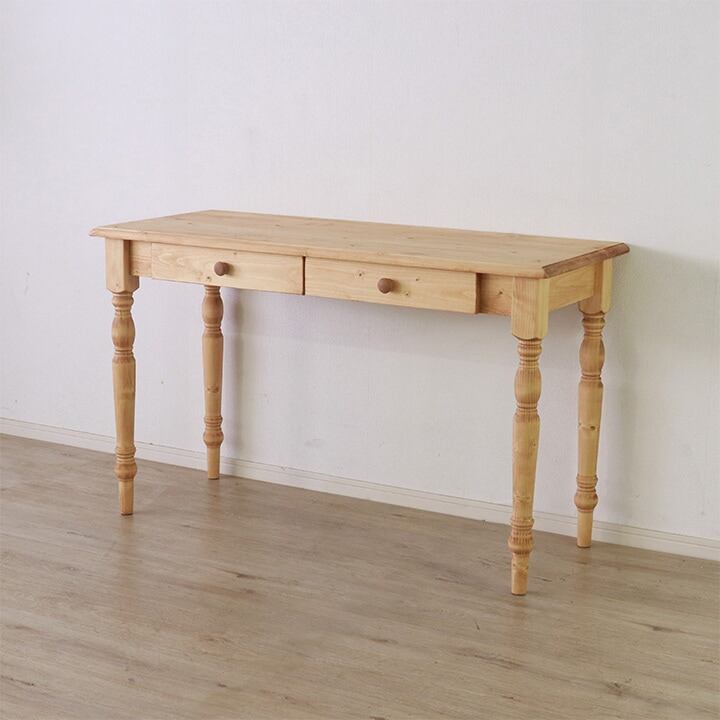 デスク ファーマーLBRライトブラウン120×50×73cm