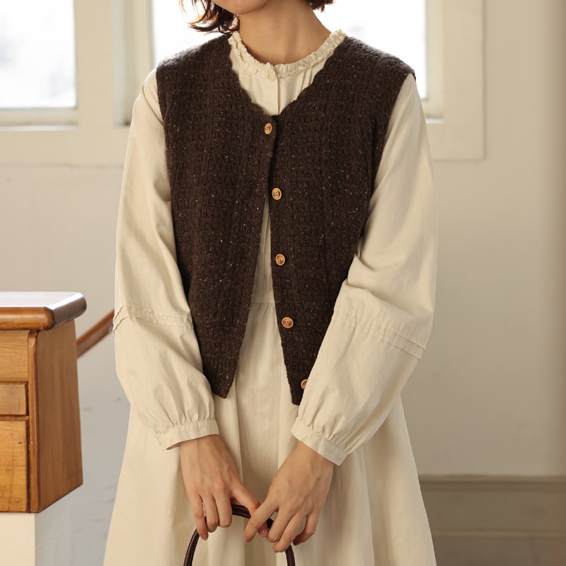 デザインニットベスト M1931