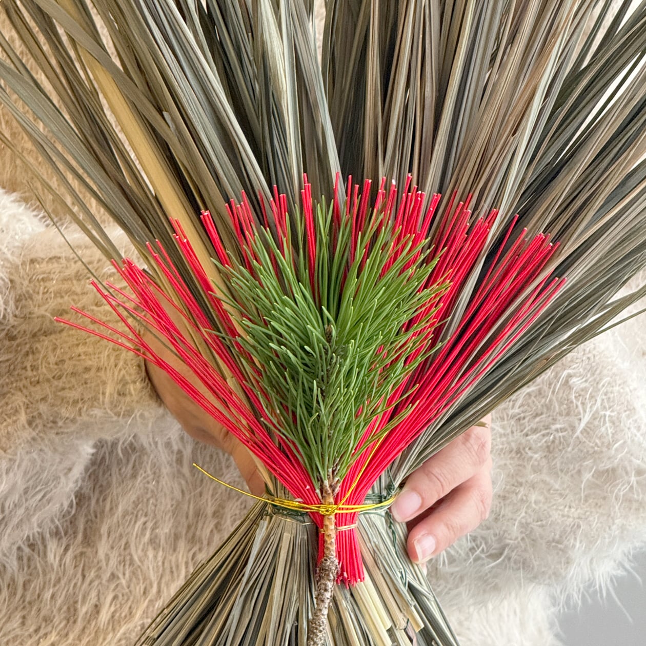 迎春】レモングラスの新春しつらえ飾り | 花工房あげたけONLINE