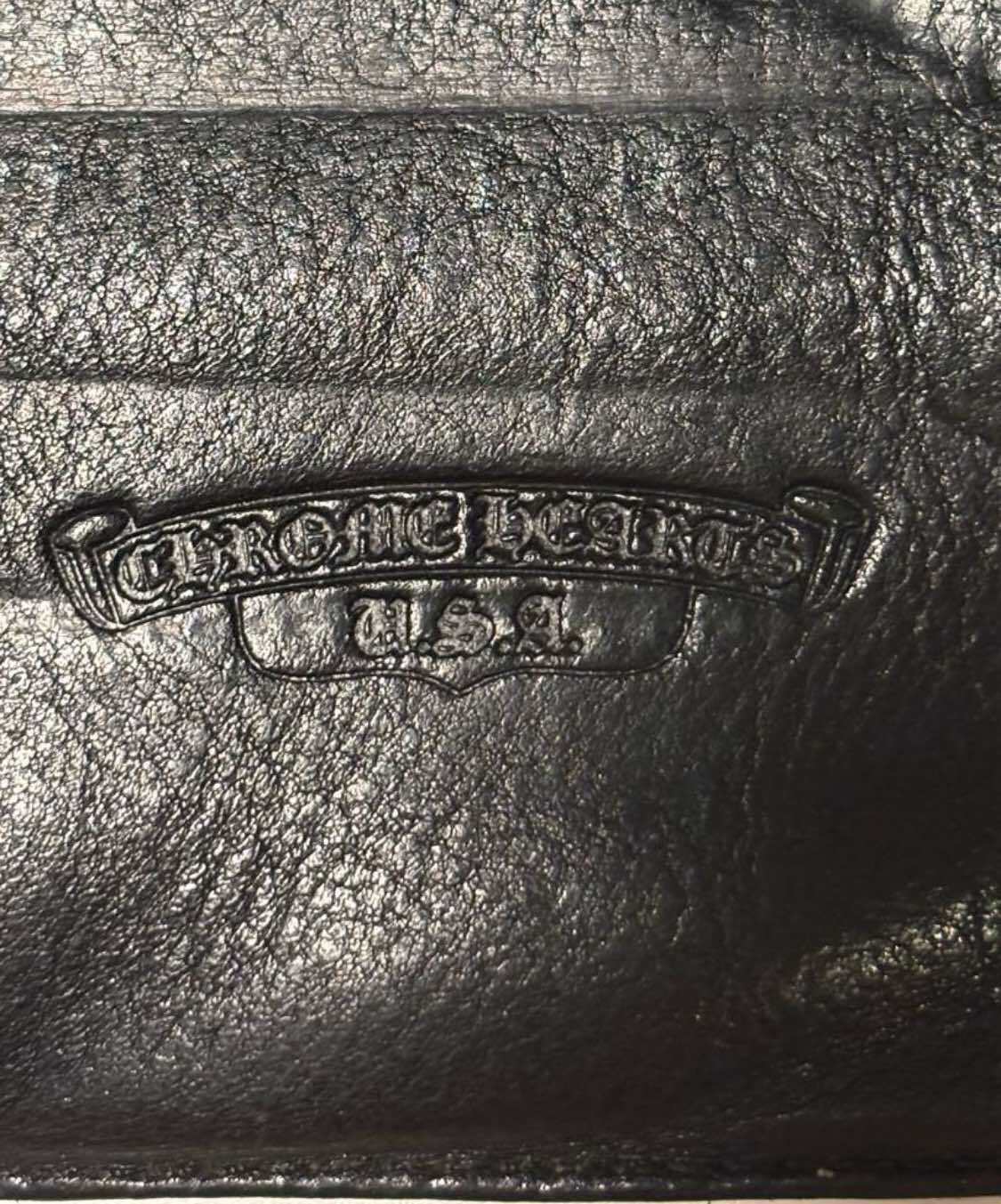 CHROME HEARTS クロムハーツ ブラック アリゲーター ウォレット