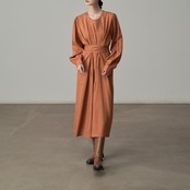 クロスストラップ ウエストスリミングワンピース H0070