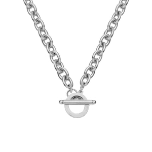 316L Toggle Chain Necklace 【SILVER】