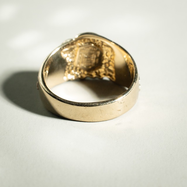 Official Harley Davidson Vintage Gold Eagle Ring