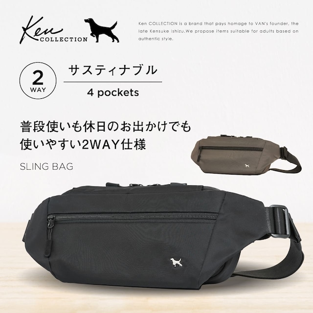 KEN COLLECTION ケンコレクション スリングバッグ  KC-5413