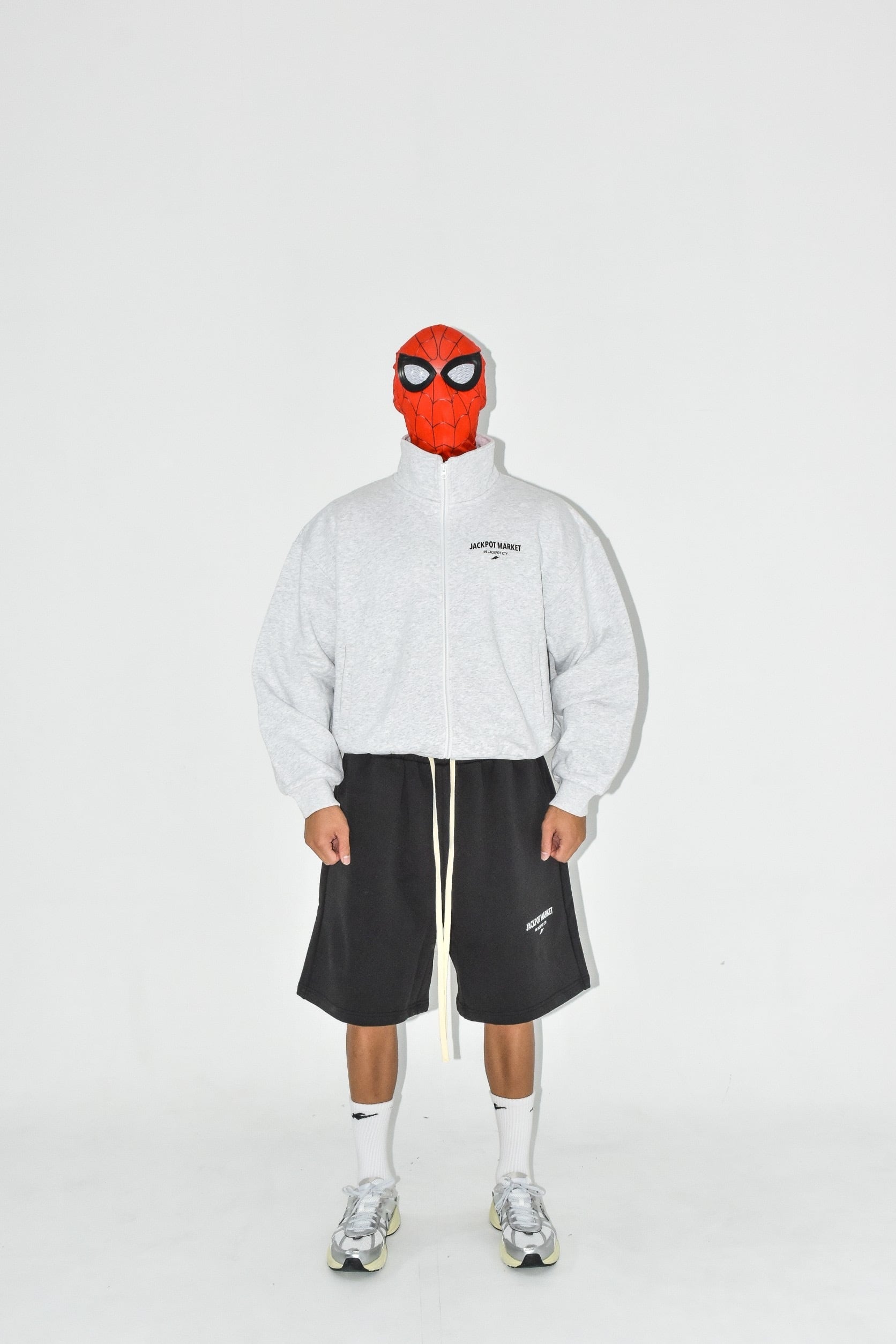 JACKPOT.MARKET ジップジャケット　アッシュグレー　XL スウェットジップジャケット アッシュグレー | JACKPOT MARKET