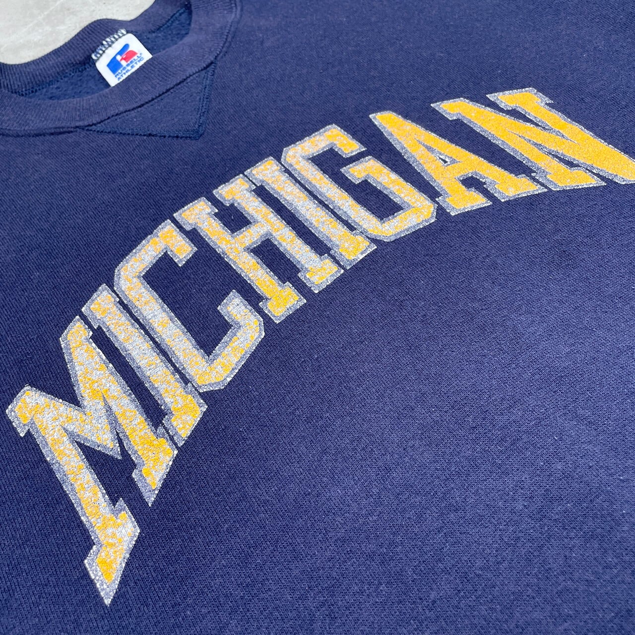 80年代 USA製 RUSSELL ATHLETIC ラッセル スウェットシャツ カレッジ