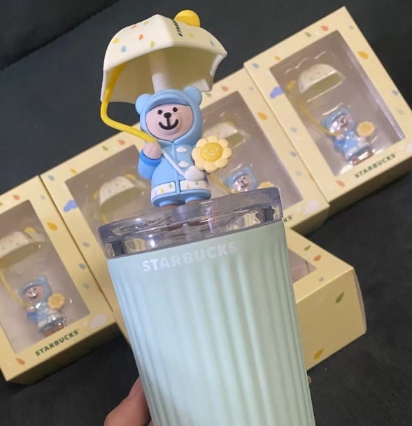 ベアリスタキャップ スタバ ベアリスタ 海外 2点セット 熊 エコ