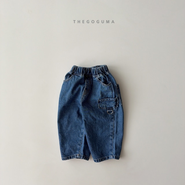 【取寄】the goguma|d-ring pocket denim pants|Dリングポケットデニムパンツ|XS-JL|kids&jr|26 autumn