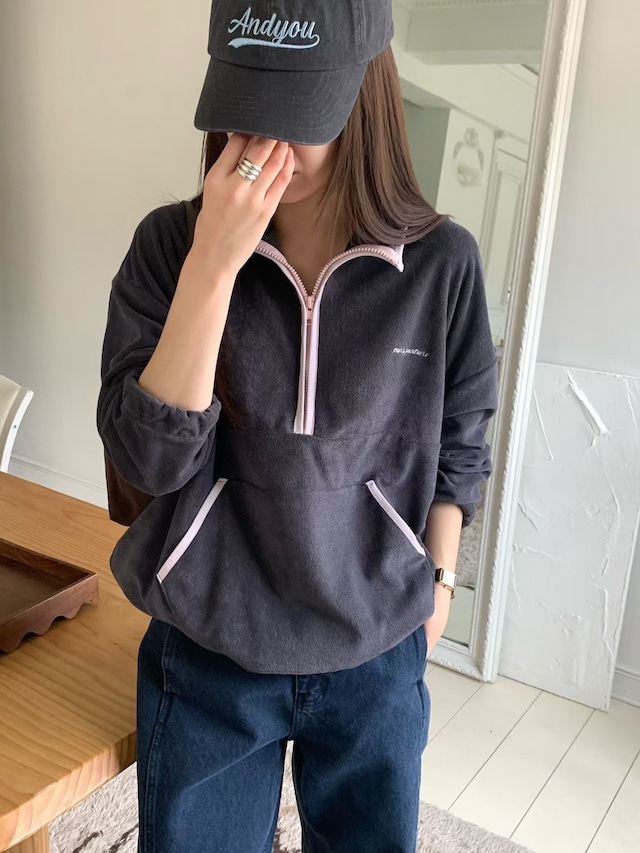 (予約) signature / Anorak sweatshirt 2color