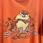 00s Warner Bros LOONEY TUNES キャラTee オレンジ ルーニー