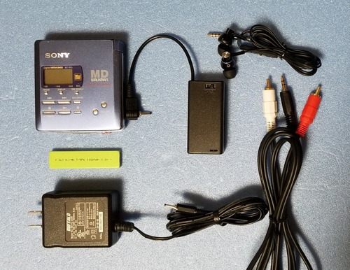 MDポータブルレコーダー SONY MZ-R55 MDLP非対応 完動品・動作保証