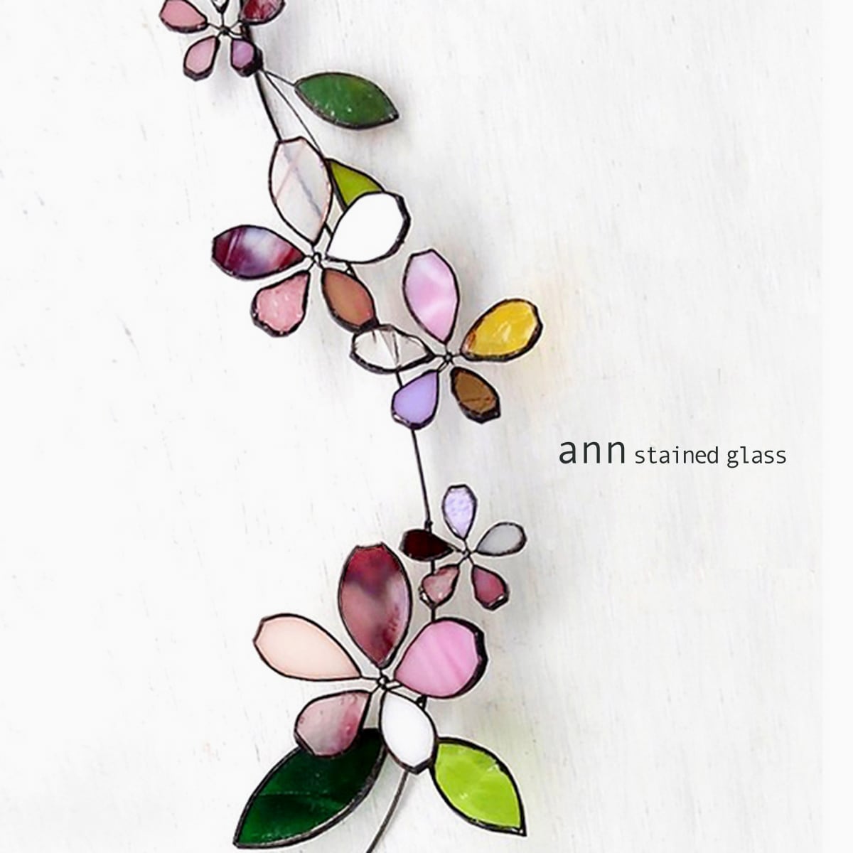 ステンドグラス桜-2 | ann stained glass ステンドグラス桜-2 | ann stained glass