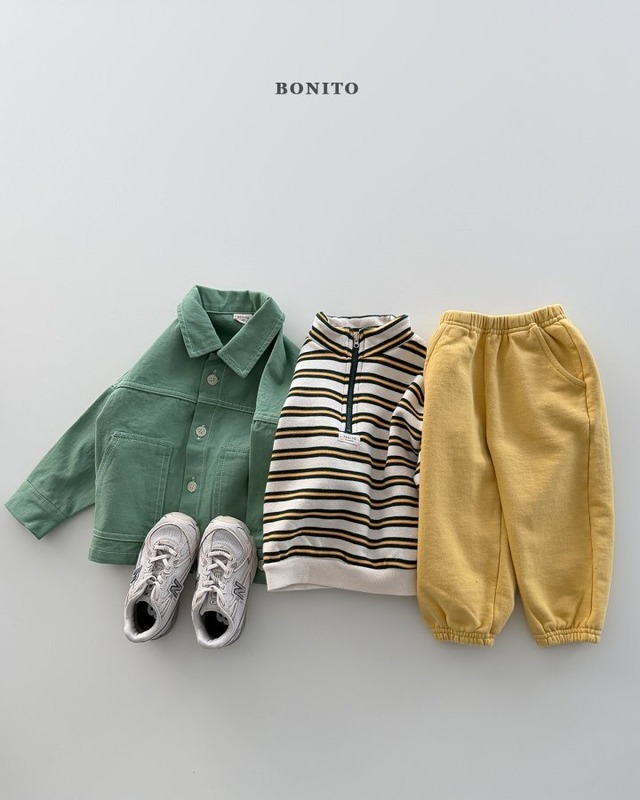【予約】Joy Stripe Half-Zip