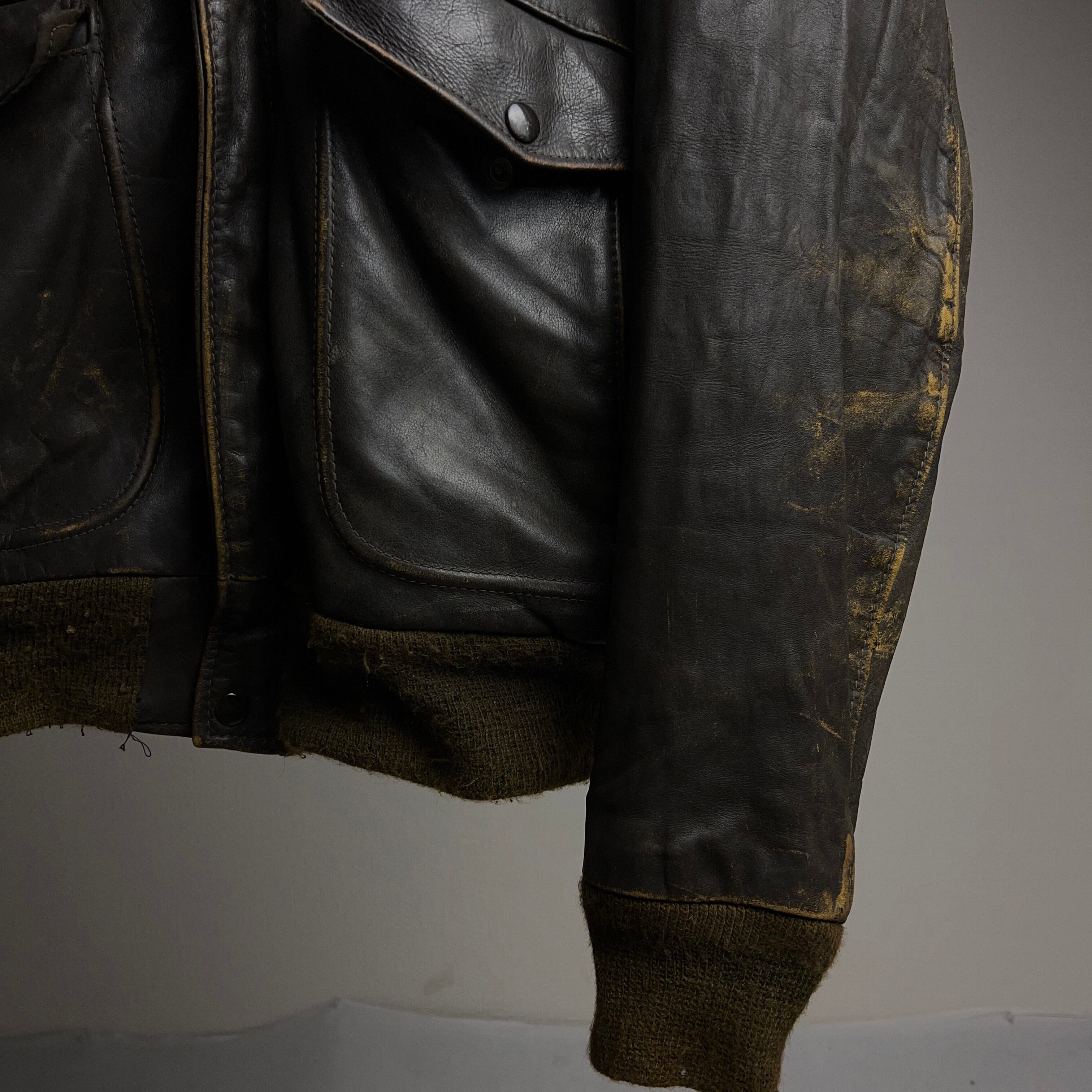 70's~80's Schott A-2 Type Leather Jacket 70年代 80年代 70's~80's Schott A-2 Type Leather Jacket 70年代 80年代