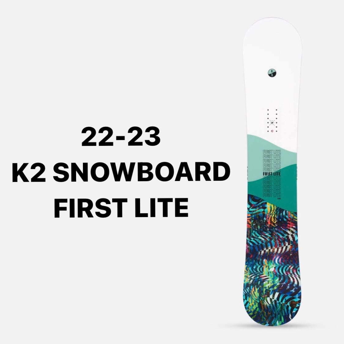 22-23 K2 FIRST LITE スノーボード K2 ファーストライト 地形 カービング パーク ハイブリッドキャンバー オールマウンテン  ボード レディース メンズ