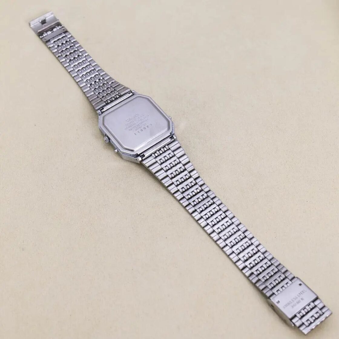 ◇希少 稼働 CASIO 腕時計 アナデジ フリーアジャスト スクエア b | Pay ID