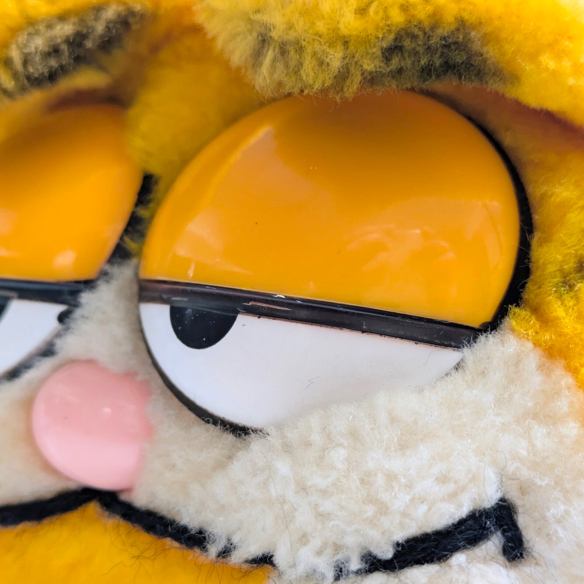 ☆ VINTAGE 1980年代初期 ☆【 Garfield ( ガーフィールド ) 】『 ガーフィールド四つ足立ち 』ぬいぐるみ プラッシュ plush 1980年代年製 〚アメリカン雑貨 アメトイ〛