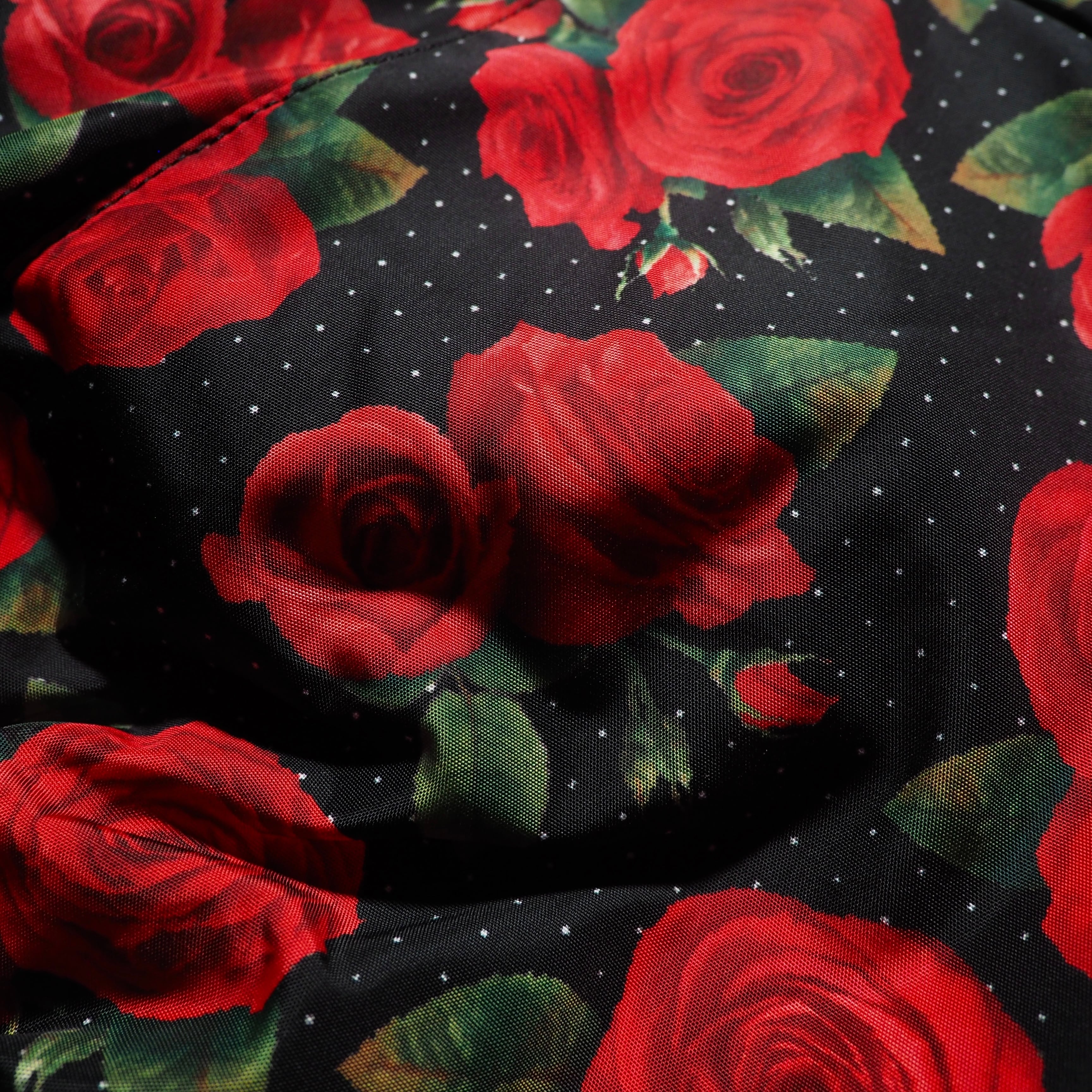 Beautiful Rose Flower × Dot pattern Design 2ways hand shoulder Bag